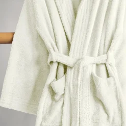 Bademantel Pure mit Kapuze | elfenbein