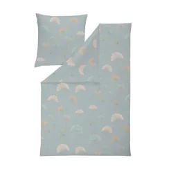 Bettwäsche Ginko | eisblau