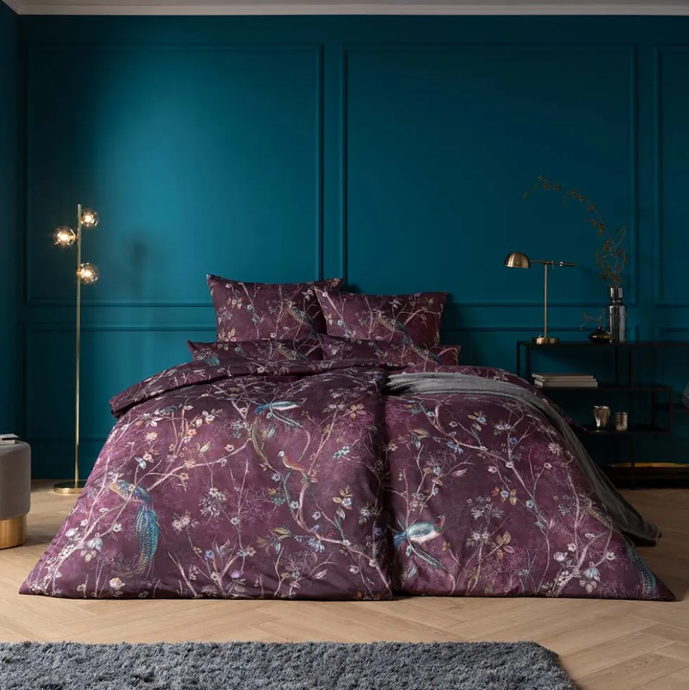 Bettwäsche Marcella | aubergine
