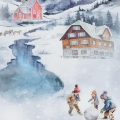 Bettwäsche Mountain lake | schnee