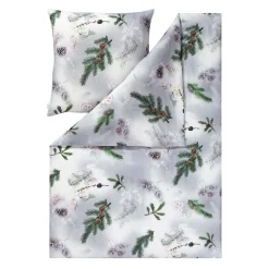 Bettwäsche Pine Twigs | silber