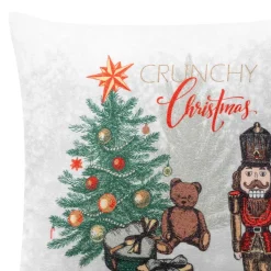 Dekokissenbezug Crunchy Christmas | rot