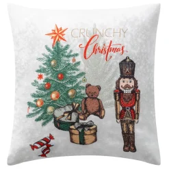Dekokissenbezug Crunchy Christmas | rot