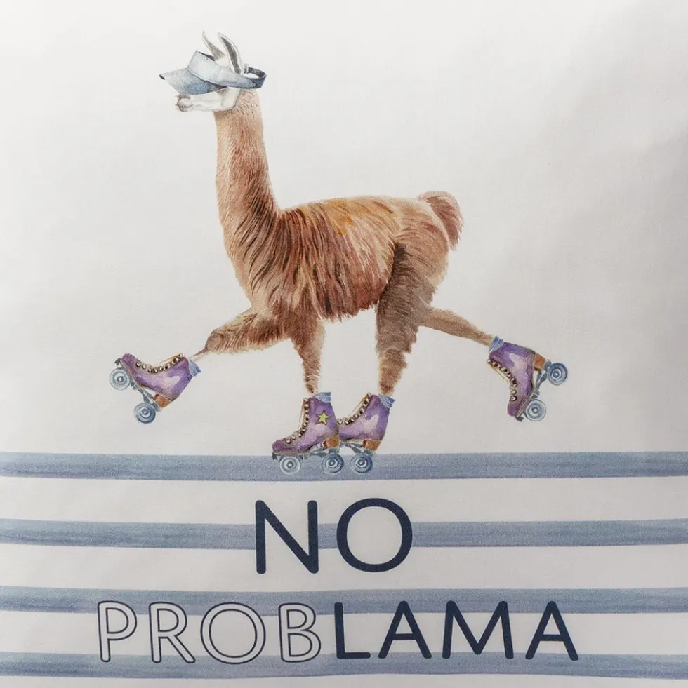 Dekokissenbezug No Problama | blau