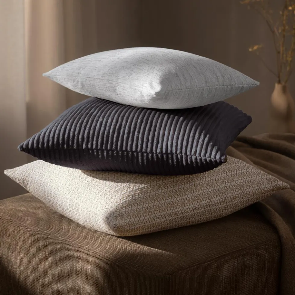 Dekokissen Soft Cord | anthrazit