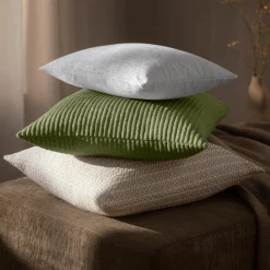 Dekokissen Soft Cord | verde