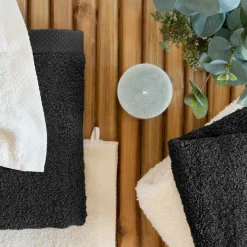 Frottierserie Pure | schwarz