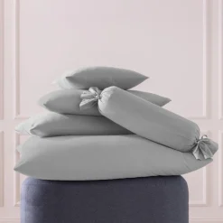 Kissenbezug Feinjersey | platin