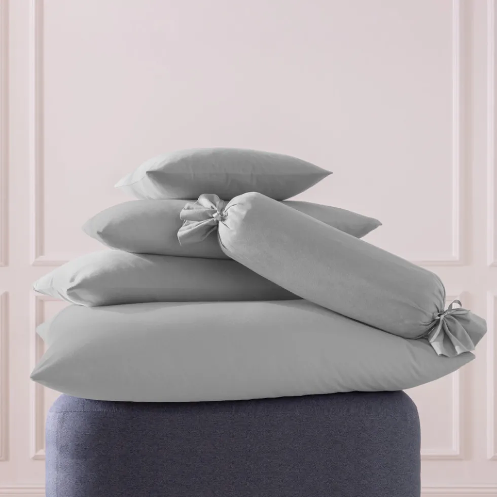 Kissenbezug Feinjersey | platin