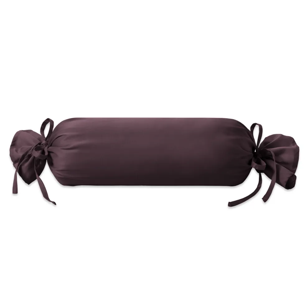 Kissenbezug Satin | aubergine