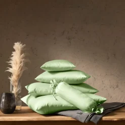 Kissenbezug Satin | pistazie