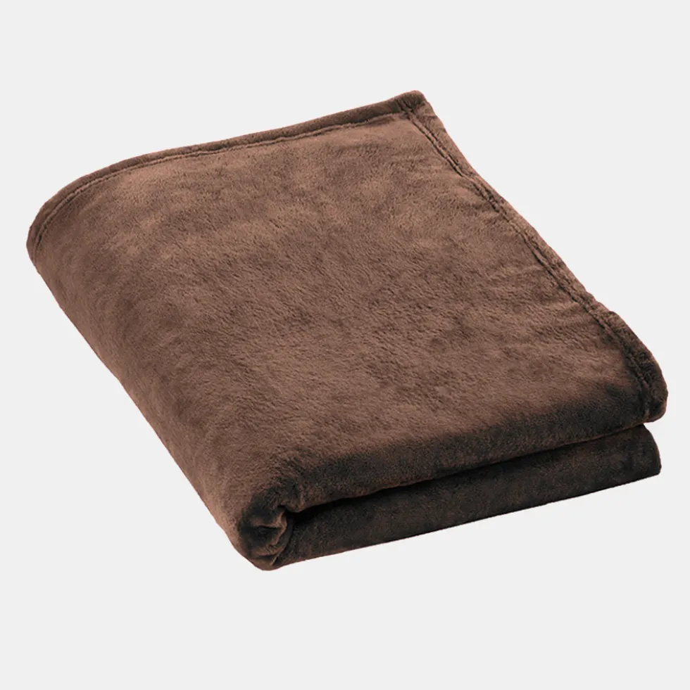 Kuscheldecke Polarflausch | braun