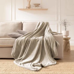 Kuscheldecke Polarflausch | elfenbein