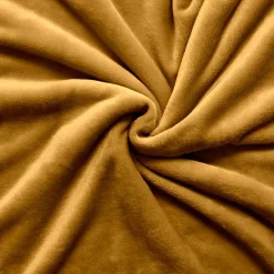 Kuscheldecke Polarflausch | senfgelb
