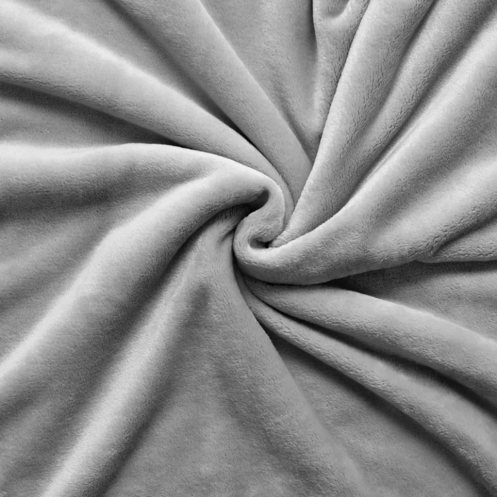 Kuscheldecke Polarflausch | silber