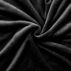 Kuscheldecke Polarflausch | schwarz