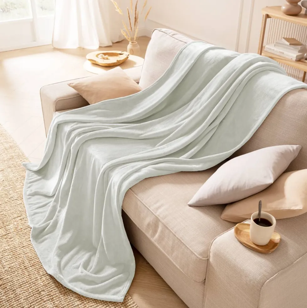 Kuscheldecke Polarflausch | weiss