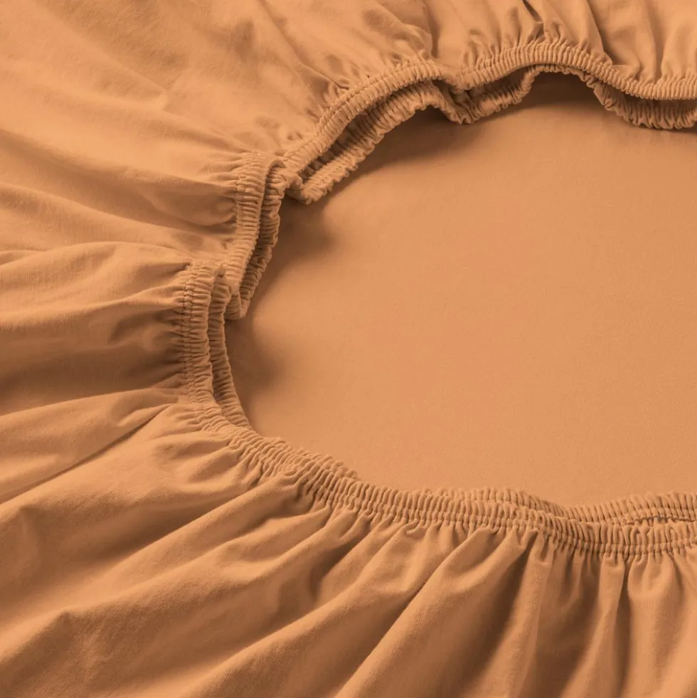 Spannbetttuch Jersey-Stretch | apricot