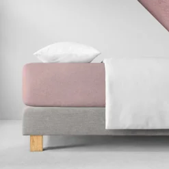 Spannbetttuch Samt-Velours | flieder
