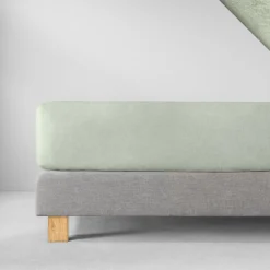 Spannbetttuch Samt-Velours | verde