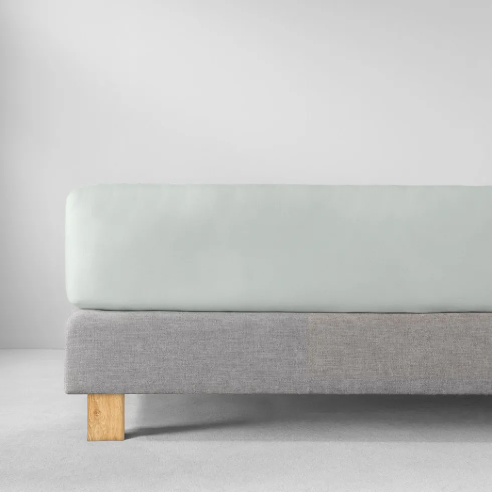Spannbetttuch Zwirnjersey | jade