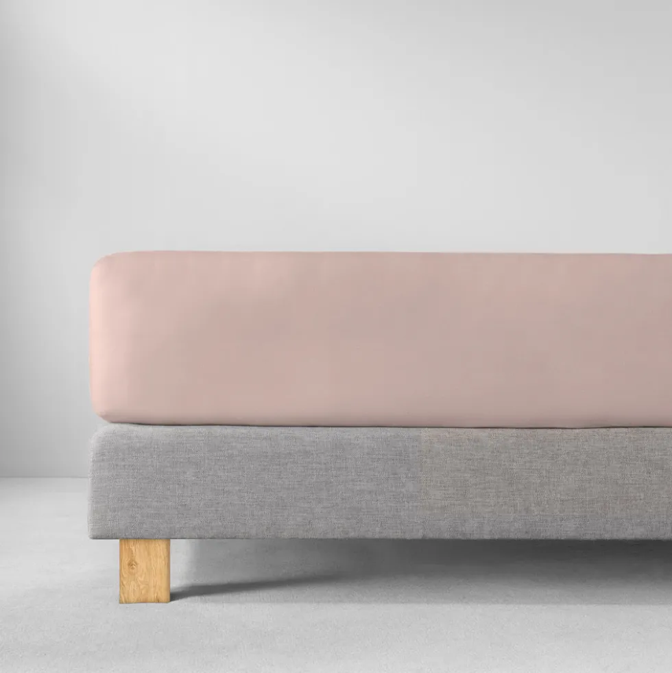 Spannbetttuch Zwirnjersey | rosa