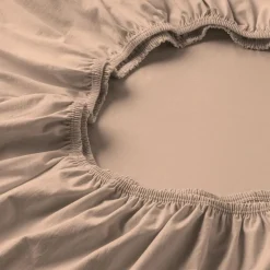 Spannbetttuch Zwirnjersey | sahara